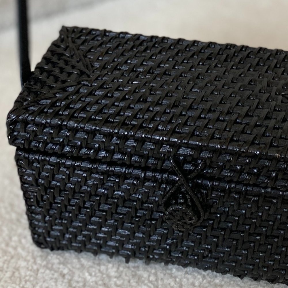 ZARA mini crossbody raffia bag- ✿ super cool 2026 must have✿ - Picture 3 of 8